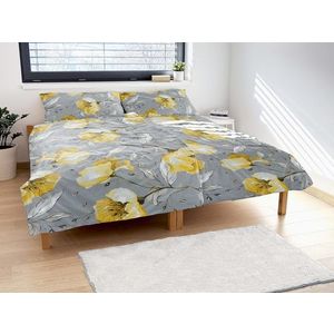 Polášek Krepové obliečky Rozkvitnutý kvet - 140 x 200 cm / 70 x 90 cm vyobraziť