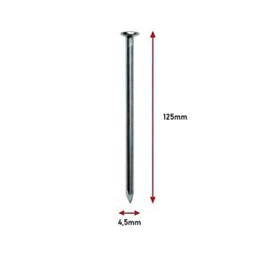 Pozinkované Stavebné Klince 4, 5×125 mm vyobraziť