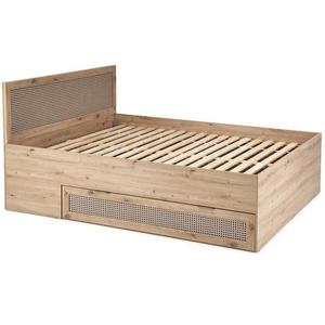 Posteľ Borneo 160 dub artisan/prírodné vyobraziť