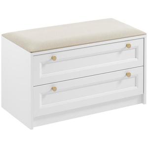 Lavica Rel LWK biela/béžová vyobraziť