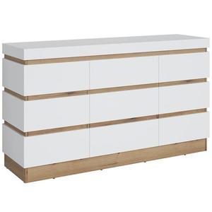 Komoda 3d1s Calabria Cork101 Dub Coast Evoke/Biela Alpin vyobraziť