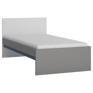 Posteľ Laser LASZ01B 90 platinovo sivá/čierna perla/alpská biela/modrá vyobraziť