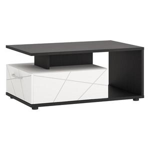 Konferenčný stolík Venezia VENT01 1S biela alpská/dub vicenza čierna /mdf biela L vyobraziť