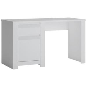 Písací stôl Novi NVIB01 1D1S biela alpin/pvc biela supermat vyobraziť