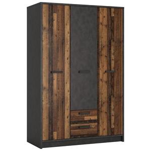 Skriňa Nubi NUBS02 3D2S matera tmavý/old style vyobraziť