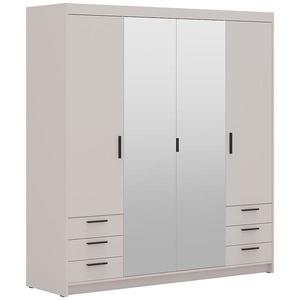 Skriňa Elena 4D 6S zrkadlo pieskovo béžová vyobraziť