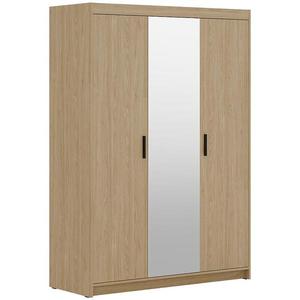 Skriňa Elena 3D zrkadlo dub olejovaný vyobraziť