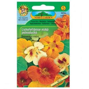 Kapucínka väčšia nízka jednoduchá, zmes vyobraziť