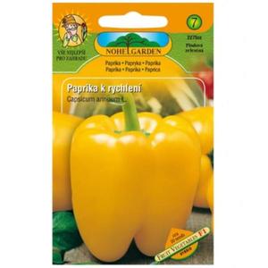 Paprika zeleninová na rýchlenie F1 - hybrid, žltá vyobraziť
