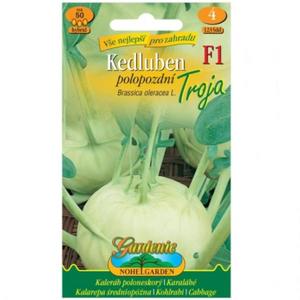 Kaleráb poloneskorý Troja F1 - hybrid, biely vyobraziť