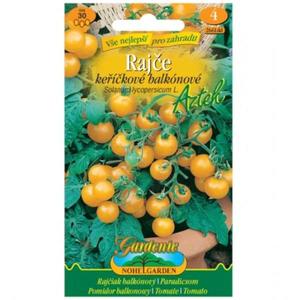 Rajčiak kríčkový balkónový Aztek, žltý vyobraziť