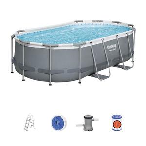 Oválny bazén s rámom 4, 27 x 2, 50 x 1 m s príslušenstvom 56620 vyobraziť