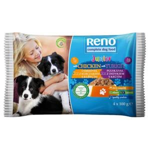 Reno Pockets Pes s kura-moriak 4x100 g junior vyobraziť