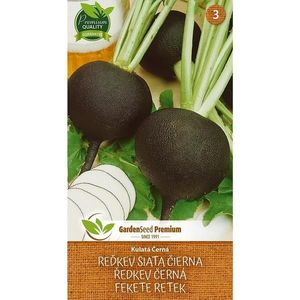 Čierna reďkovka - okrúhla čierna vyobraziť