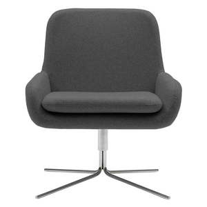 Antracitovosivé otočné kreslo Softline Coco Swivel vyobraziť