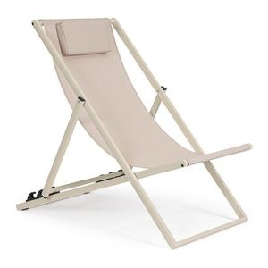Béžové kovové záhradné ležadlo Taylor – Bizzotto vyobraziť