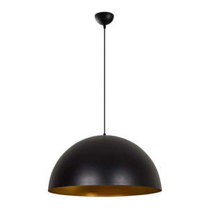 Čierne závesné svietidlo s kovovým tienidlom ø 60 cm Coppa – Opviq lights vyobraziť