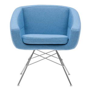 Svetlomodré kreslo Softline Aiko vyobraziť