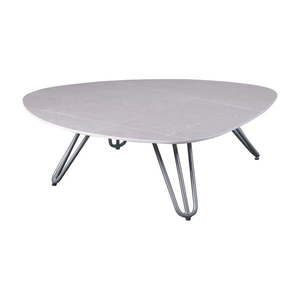 Záhradný odkladací stolík s doskou z kameňa 88x110 cm Emilia – Garden Pleasure vyobraziť