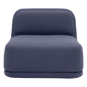 Tmavomodré kreslo Softline Standby Low vyobraziť