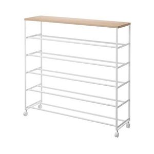 Biely kovový stojan na topánky 90, 5x87x26 cm Tower – YAMAZAKI vyobraziť