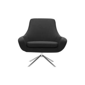 Antracitovosivé otočné kreslo Softline Noomi Swivel vyobraziť