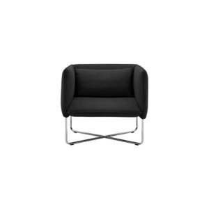 Antracitovosivé kreslo Softline Groove vyobraziť