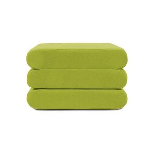 Svetlozelený rozkladací puf Softline Bingo Felt Lime Punch vyobraziť