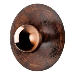 Nástenné svietidlo v medenej farbe ø 38 cm Kurt – Opviq lights vyobraziť