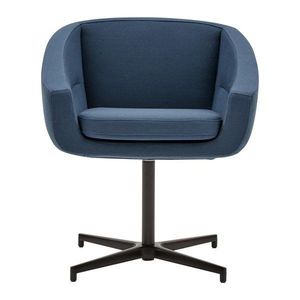 Modré otočné kreslo Softline Aiko Swivel vyobraziť