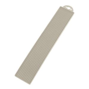 Béžová plastová odkvapkávacia podložka na riad 42x8 cm Slim – Wenko vyobraziť