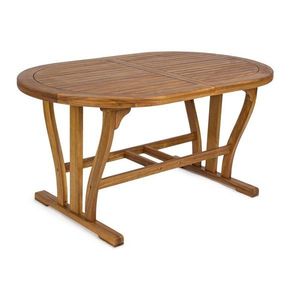 Záhradný jedálenský stôl z masívu akácie 90x150 cm Noemi – Bizzotto vyobraziť
