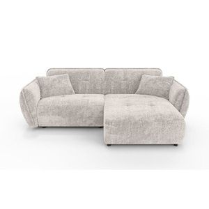 Béžová ženilková rohová pohovka (pravý roh/s leňoškou) Nelia – Ropez vyobraziť