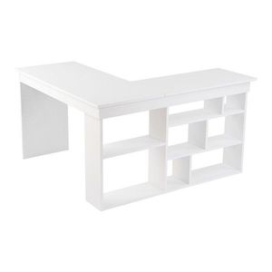 Matný pracovný stôl 120x130 cm Vesper – Kalune Design vyobraziť