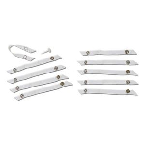 Biele látkové pútka v súprave 10 ks – Maximex vyobraziť