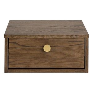 Nočný stolík v dekore duba v tmavoprírodnej farbe Monfort – Actona vyobraziť