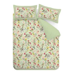 Zelené 3-dielne obliečky na dvojlôžko 200x200 cm Birds In Bloom – RHS vyobraziť