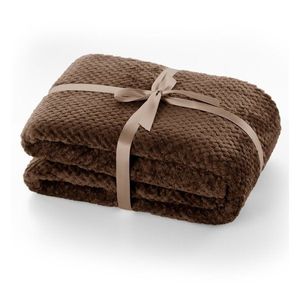 Hnedá deka z mikrovlákna DecoKing Henry, 220 × 240 cm vyobraziť