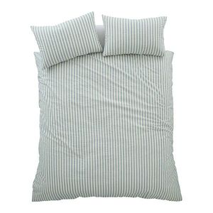 Modré 3-dielne obliečky na dvojlôžko/predĺžené 230x220 cm Cotton Rich Woven Stripe – Pineapple Elephant vyobraziť