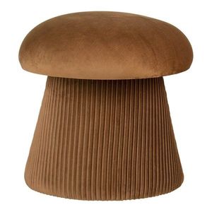 Okrovožltý zamatový taburet Hampton – House Nordic vyobraziť