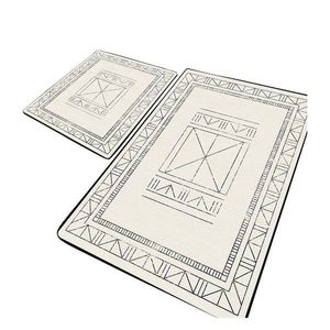 Krémovobiele kúpeľňové predložky v súprave 2 ks 60x100 cm Touch – Foutastic vyobraziť