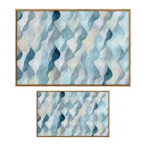 Modré kúpeľňové predložky v súprave 2 ks 60x100 cm – Foutastic vyobraziť