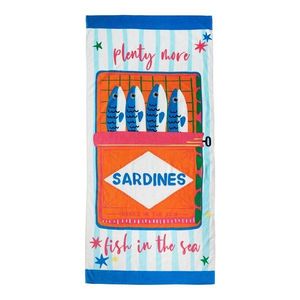 Bavlnená plážová osuška 76x160 cm Sardines – Catherine Lansfield vyobraziť