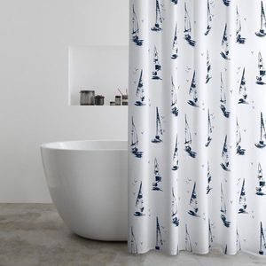 Sprchový záves 180x180 cm Salcombe Boats – Catherine Lansfield vyobraziť
