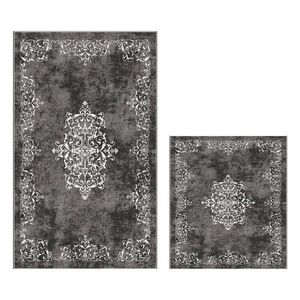 Sivé kúpeľňové predložky v súprave 2 ks 60x100 cm – Foutastic vyobraziť