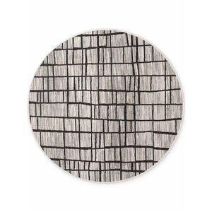 Čierny/krémovobiely okrúhly vnútorný a vonkajší koberec ø 200 cm Haringey Crouch – Ted Baker vyobraziť