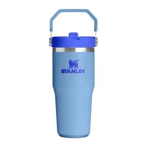 Modrá termoska z nehrdzavejúcej ocele 410 ml IceFlow™ Flip Straw 2.0 Tumbler Blue Sky – Stanley vyobraziť