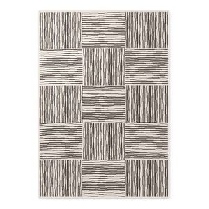 Čierny/krémovobiely vnútorný a vonkajší koberec 160x230 cm Haringey Nightingale – Ted Baker vyobraziť