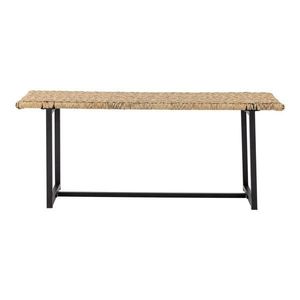 Ratanová záhradná lavica v prírodnej farbe Adilly – Bloomingville vyobraziť