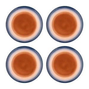 Modré/oranžové dezertné kameninové taniere v súprave 4 ks ø 20, 5 cm Tatum – Bloomingville vyobraziť
